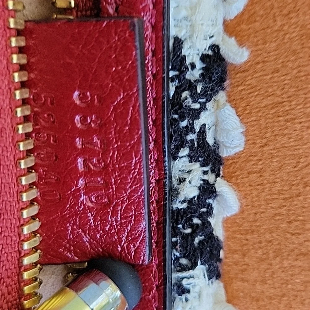 Gucci GG Tweed Rajah Cloth Multicolor Pochette - Picture 7 of 9